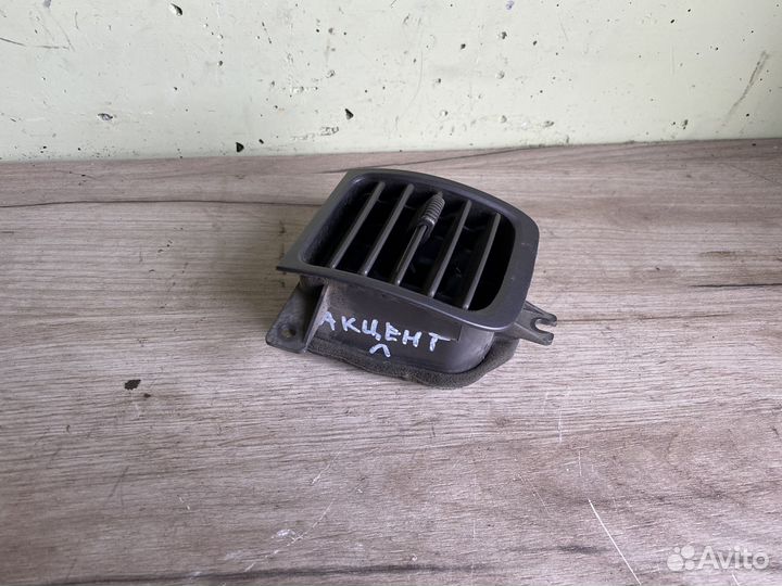 Дефлектор воздуховода панели hyundai accent