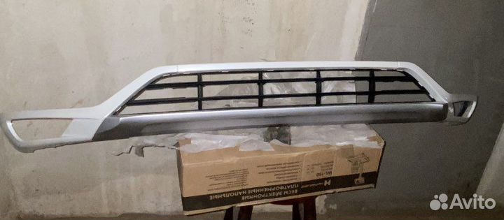 Спойлер (нижний) переднего бампера Volvo xc90II