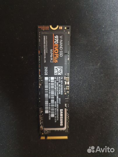 SSD Samsung 970 Еvо Plus 250Gb nvме М.2