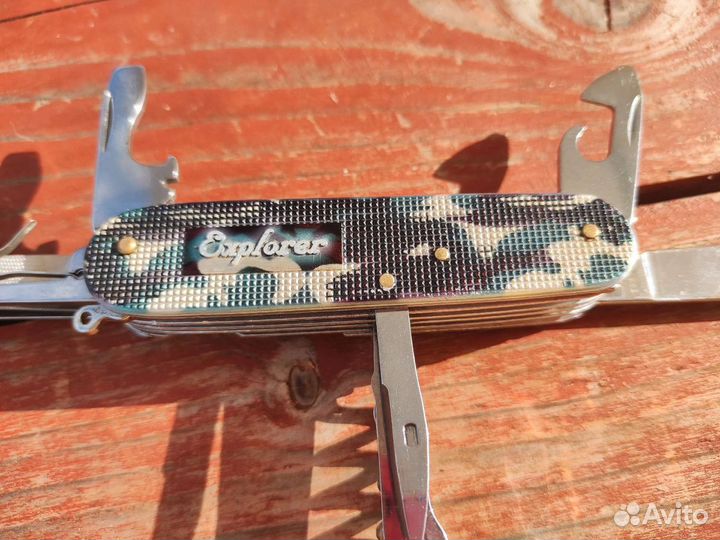 Нож складной карманный 12 предметов Explorer