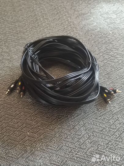 Кабель тюльпан 3rca 3rca av аудио/видео 14м