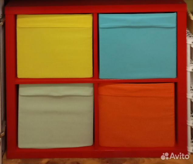 Стеллаж IKEA каллакс 4 ячейки