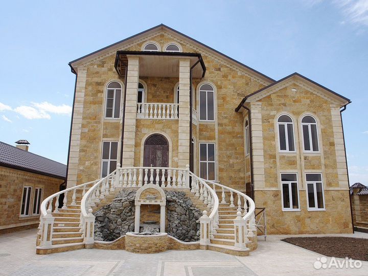 Облицовка дагестанским камнем