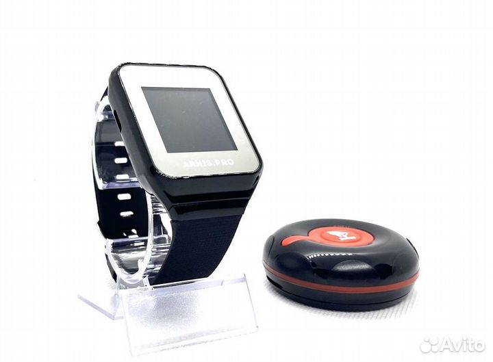 Кнопка вызова официанта персонала Классик и часы