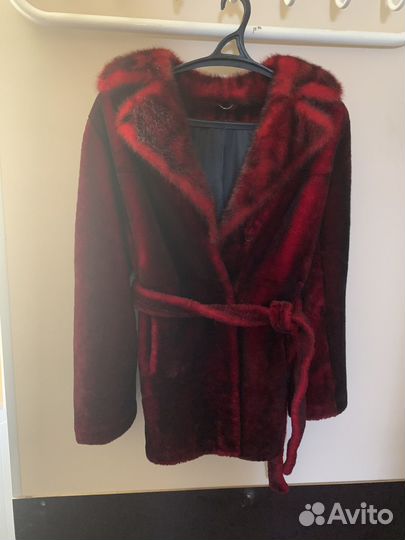 Шуба мутоновая 48 размер