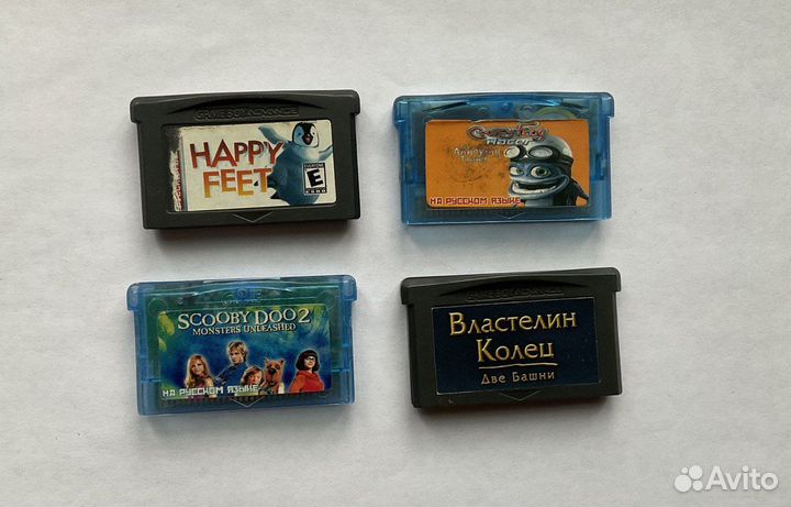 Game Boy Advance картриджи