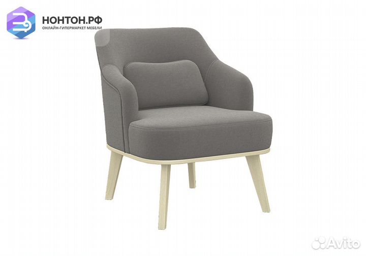 Кресло с низкой спинкой Комфорт-5 серое