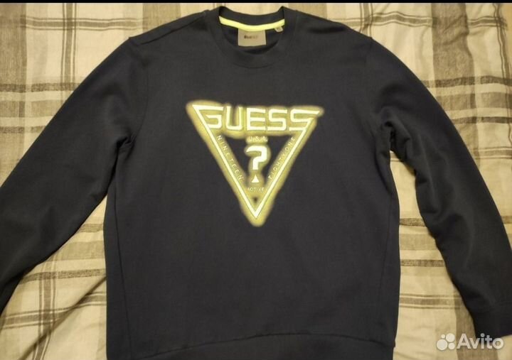 Новый мужской свитшот Guess, оригинал