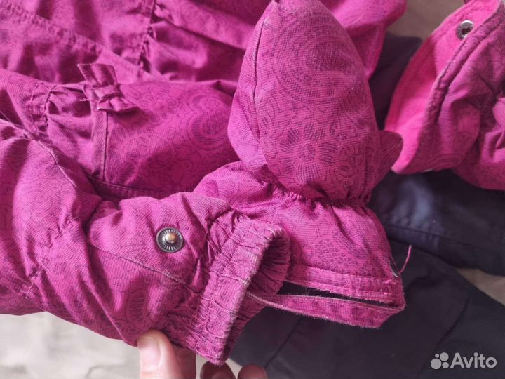 Комплект зимний для девочки 86