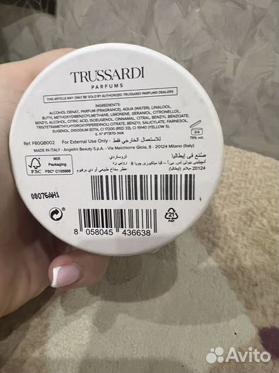 Trussardi парфюмерная вода