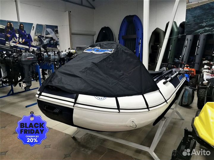 Лодка пвх Stormline Adventure Standard 340 бело-си