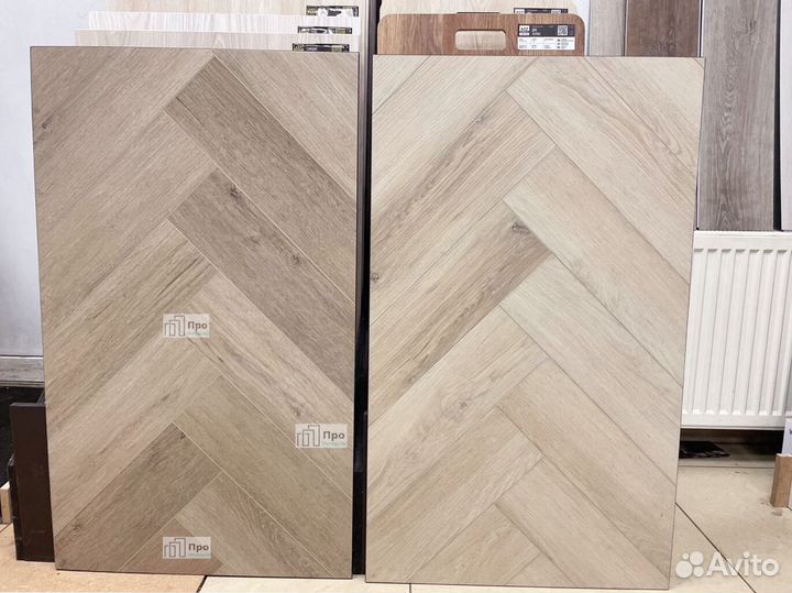 Кварцвиниловый ламинат елочка