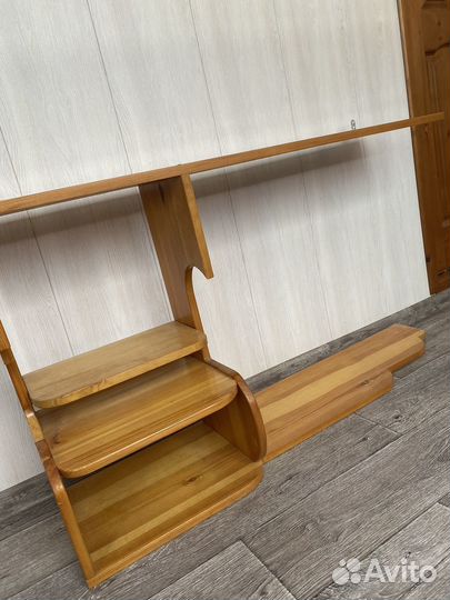 Полка настенная деревянная