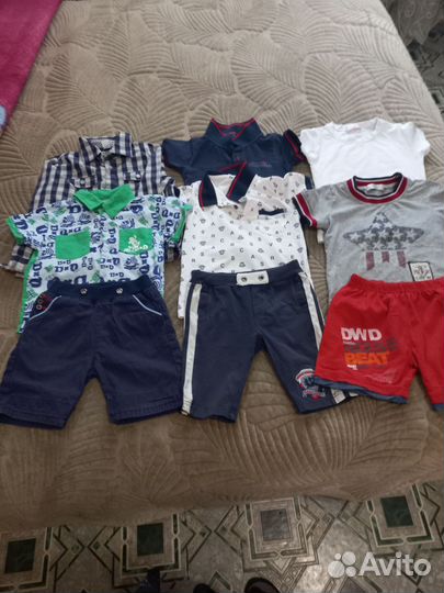 Летние вещи пакетом на мальчика 98 104 бу