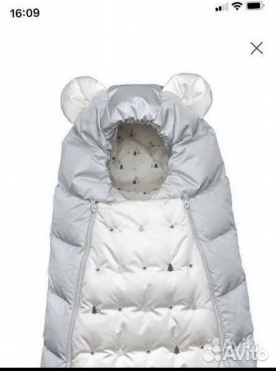 Зимний конверт в коляску