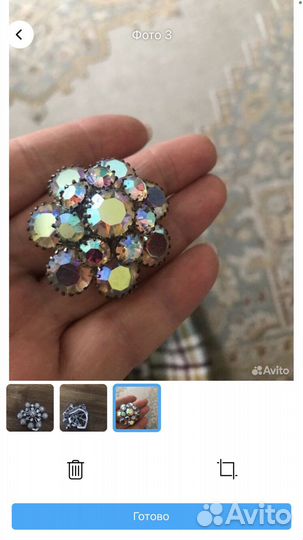 Брошь СССР винтаж чехословакия