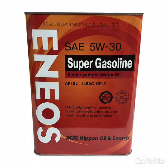 5w-30 eneos Super Gasoline 1л SL