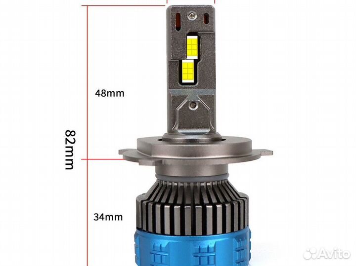 Сверхъяркие светодиодные LED лампы / H4 и др