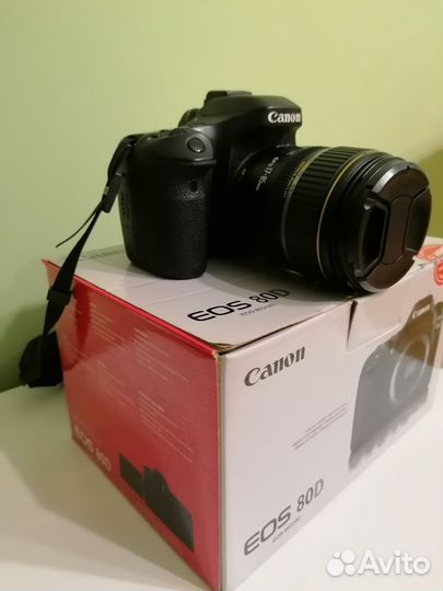Canon 80d+объектив efs17-85mm