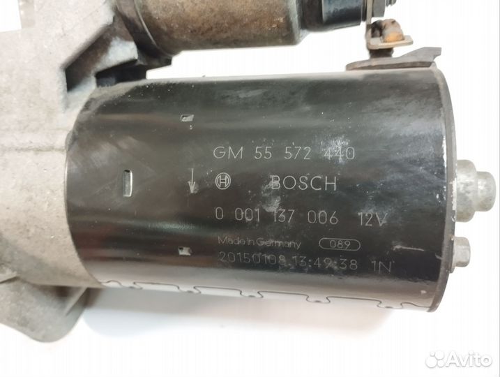 Стартер opel astra j 1.4