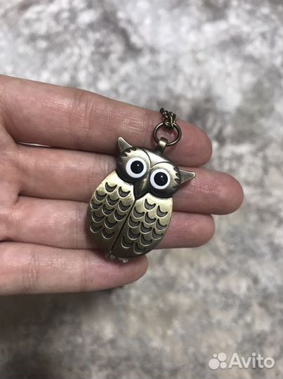 Новые часы кулон Сова