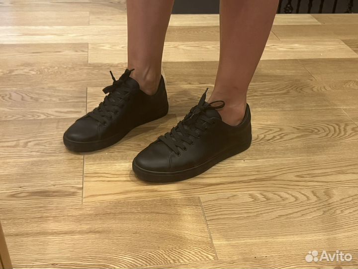 Кожаные кеды Dolce&Gabbana