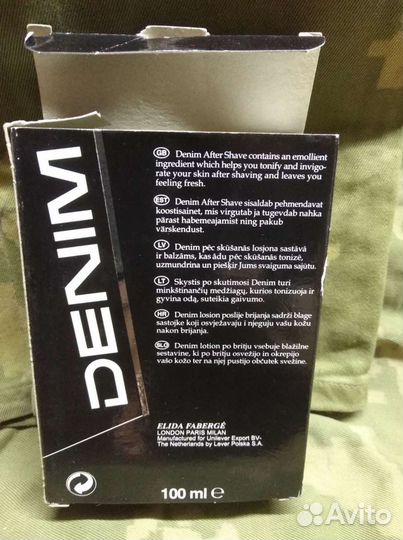 Denim Black лосьон, 1996г