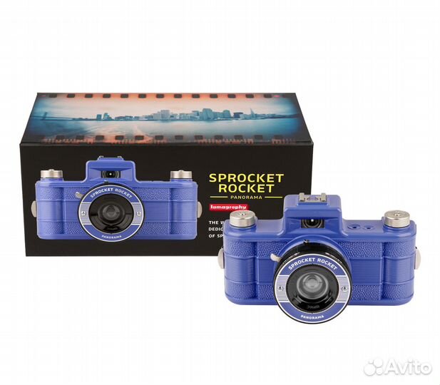 Фотоаппарат Lomography Sprocket Rocket Baja Blue