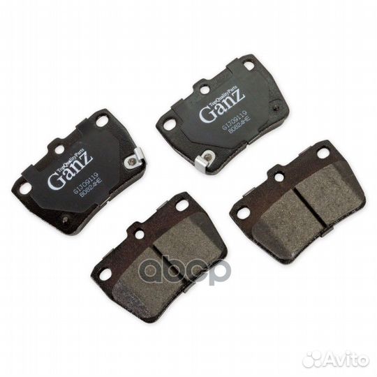 Колодки задние toyota RAV 4 00- / Chery Tiggo G