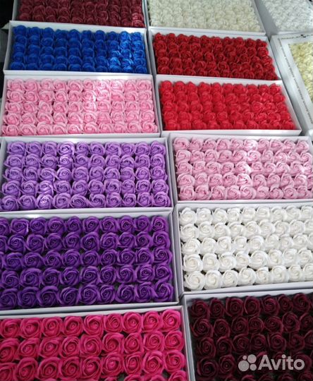 Мыльные розы 50 шт