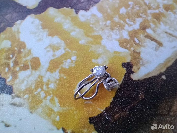 Серебряные серьги детские