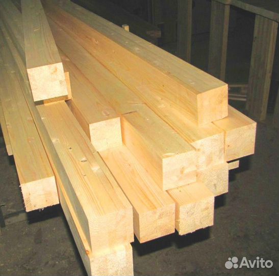 Надежный брус строганный лиственница по индивидуал