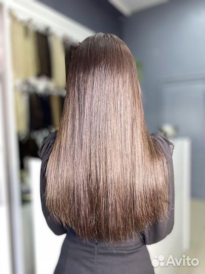 Наращивание натуральных волос под ключ