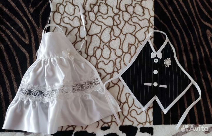 Свадебное украшение на бутылку