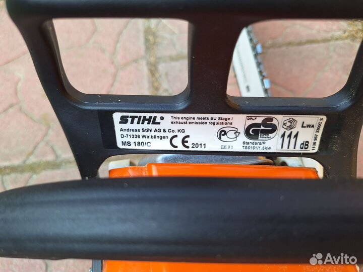 Бензопила stihl ms 180