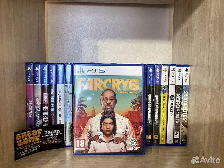 Игры PS5: Far Cry 6 (Английская версия)