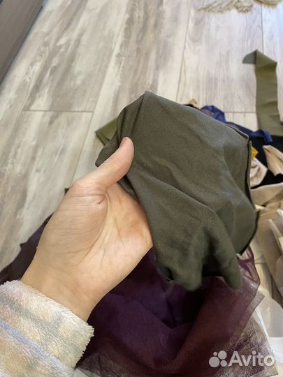 Обрезки и лоскуты ткани для рукоделия