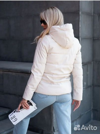 Куртка женская из экокожи 52 р-р