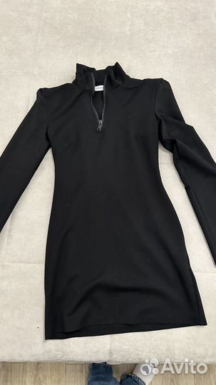 Чёрное платье (мини) S-XS