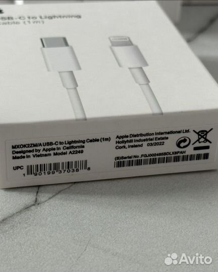 Кабель для iPhone lightning USB-C