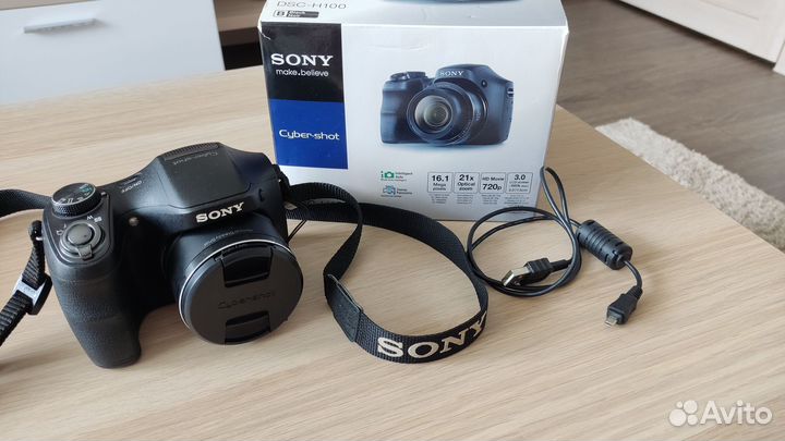 Цифровой фотоаппарат sony DSC-H100