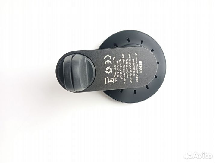 Baseus Держатель и зар.беспр.для телефона в машину