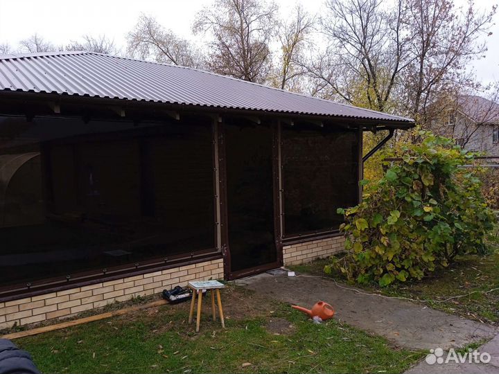 Мягкие окна для беседок