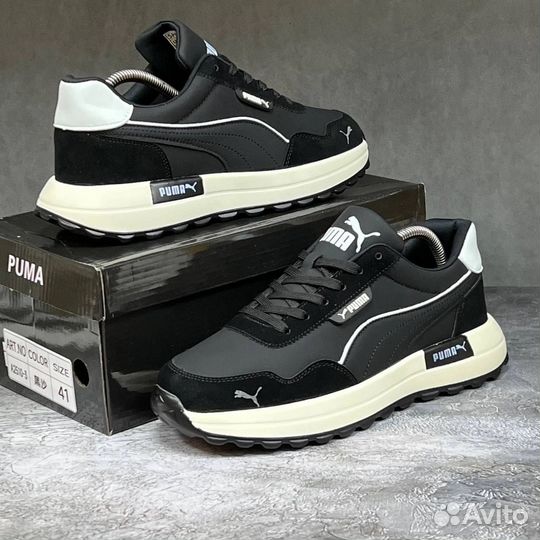 Кроссовки черные puma