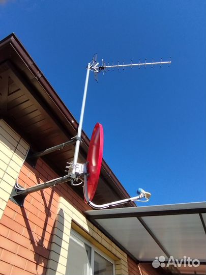 Установка.ремонт антенн. спутниковых триколор.мтс