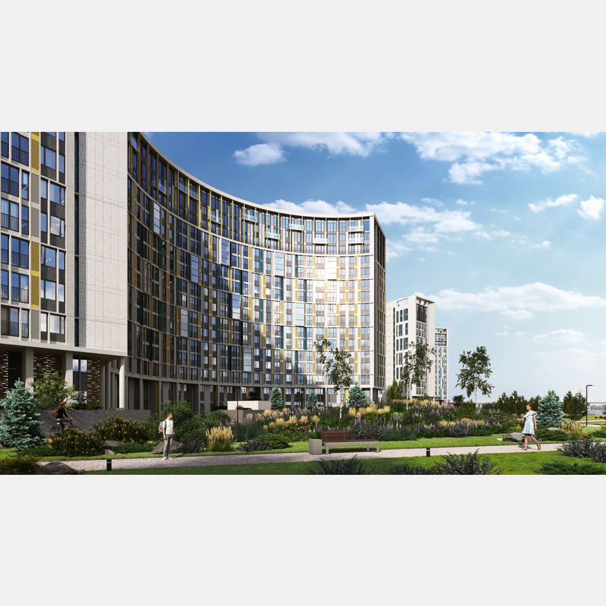 2-к. квартира, 56,4 м², 11/15 эт.