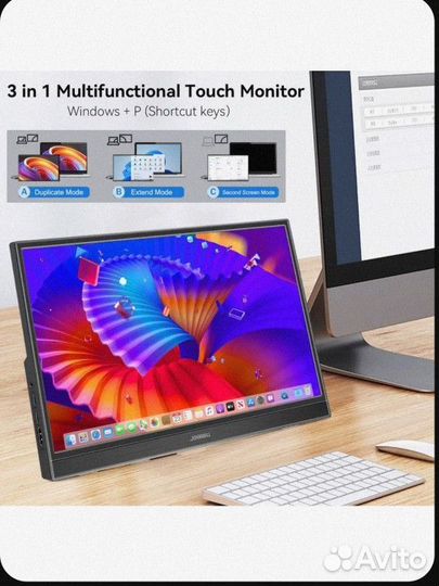 Портативный сенсорный монитор новый