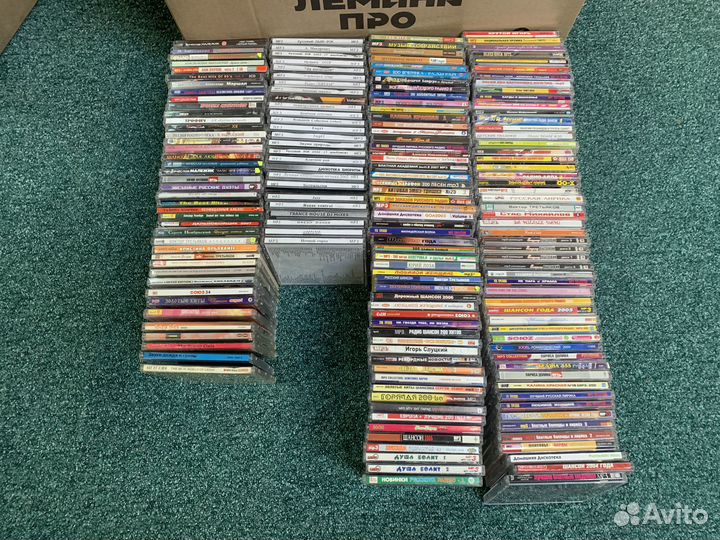 Музыка mp3 на дисках, лот 21, 175 штуки