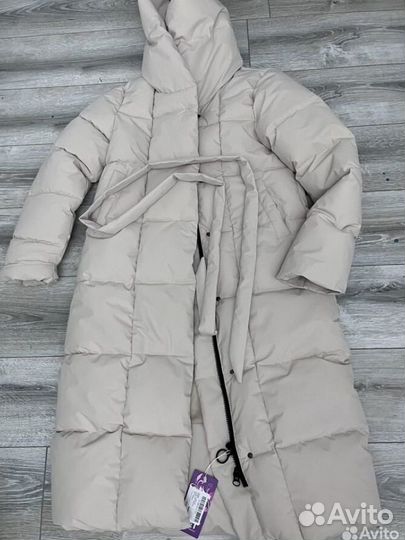 Пуховик зимний длинный M (44-46) новый