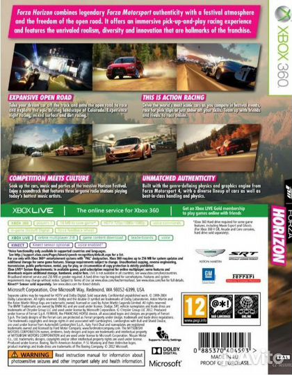 Forza horizon 1 на xbox 360